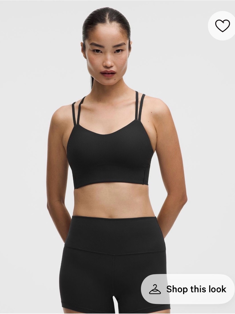 Like a Cloud Ribbed Longline Bra Light
Support, B/C